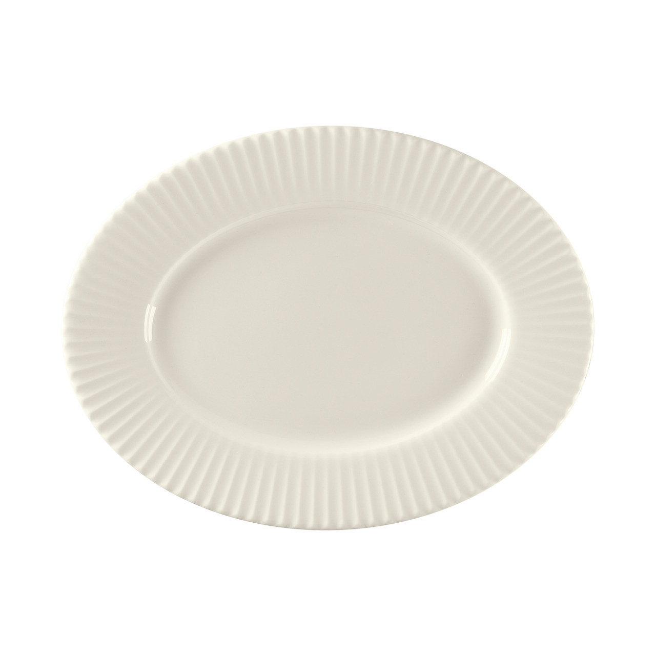 Spectra, Platte oval 255 x 196 x 20 mm weiß
